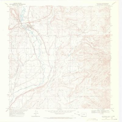 YellowMaps Bayfield CO topo map, 1:24000 Scale, 7.5 X 7.5 Minute, Historical, 1968, Updated 1972, 27.3 x 22.1 in - Tyvek