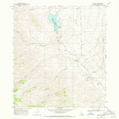 YellowMaps Daniels ID topo map, 1:24000 Scale, 7.5 X 7.5 Minute, Historical, 1968, Updated 1971, 27 x 22 in - Tyvek