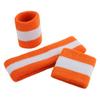 ONUPGO Sweatband Set Sports Headband Wrist Striped Sweatbands Terry Cloth Wristband Athletic Exercise Basketball Wrist Sweatband and Headbands Moisture Wicking Sweat Absorbing Head Band view 2