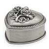 AVESON Classic Vintage Heart Shape Metal Jewelry Box Ring Trinket Storage Organizer Chest Christmas Gift