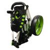 Caddymatic Golf 360 Degree SwivelEase 3 Wheel Folding Golf Cart White/Green view 2