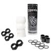 Thunder Skateboard Bushings White 90a with Axle, Kingpin Nuts and Speed Kit view 1