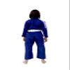 Vulkan Fight Company Brazilian Jiu Jitsu, Girls BJJ Pro Light GI for Martial Arts Sports, Blue w/Lilac Patches, M3 view 3