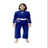 Vulkan Fight Company Brazilian Jiu Jitsu, Girls BJJ Pro Light GI for Martial Arts Sports, Blue w/Lilac Patches, M2 view 1