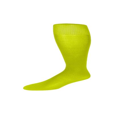 PEAR SOX Pearsox Ultralite Knee High Socks - Moisture Wicking Athletic Ultra Lightweight Knee High Tube Socks (Intermediate, Neon Yellow)