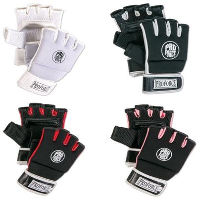 PROFORCE Kickboxing Fitness Gloves (Black/Red, Small)