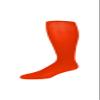 PEAR SOX Pearsox Ultralite Knee High Socks - Moisture Wicking Athletic Ultra Lightweight Knee High Tube Socks (Intermediate, Neon Orange) view 1
