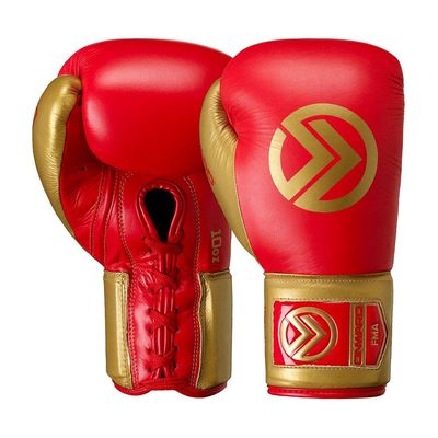 Onward Ignis Pro Fight Lace Up Boxing Glove - Leather Professional Boxing Gloves Professional Boxing Competition