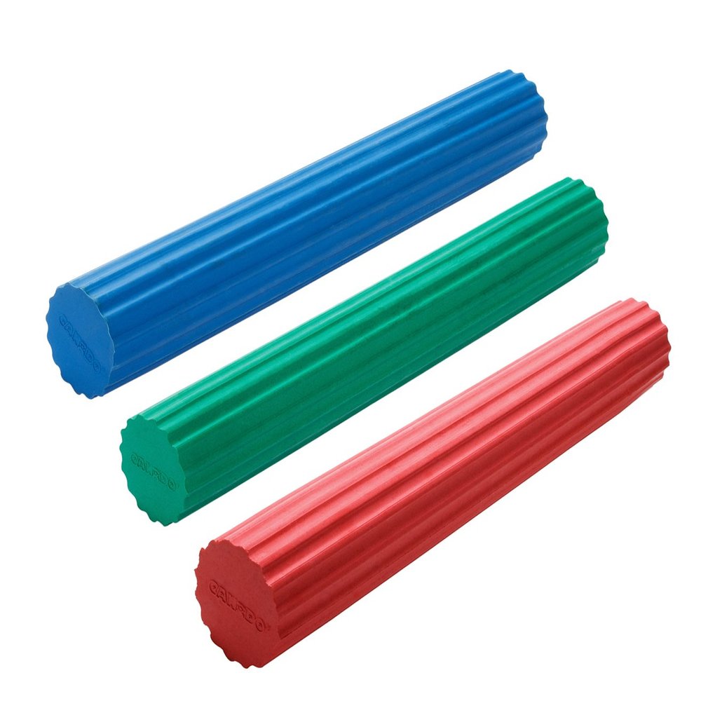 CanDo Twist-n-Bend Hand-Wrist Exercise Bars - 3-Piece Bundle -Red, Green, Blue