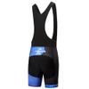 Uriah Men's Cycling Bib Shorts Black 3D Coolmax Gel Padded Fancy Blue Size L(CN) view 2