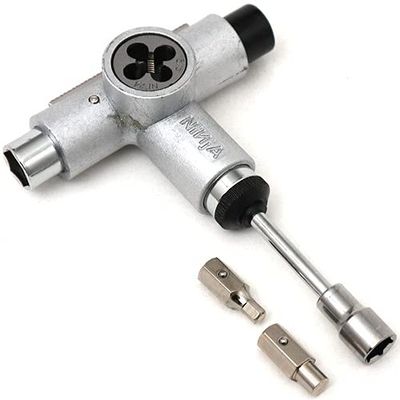 Ninja T Tool Perfect X T-Tool Wrench Skateboard Skateboard Skateboard Tool Silver F