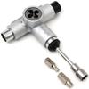 Ninja T Tool Perfect X T-Tool Wrench Skateboard Skateboard Skateboard Tool Silver F view 1