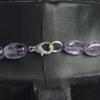 122.00 Ct Natural AA++ Violet Amethyst Healing Crystal and Gems Loose Beads One Strand DR-475 view 2