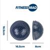 Fitness Mad Spiky Balance Pod Domes, Hedgehog Balance Pods, Promotes Stability, Balance, Coordination and Works Your Abs, 8cm Height, 16.5cm Diameter (Pair) view 2