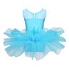 Alvivi Kids Girls Sleeveless Sequined Ballet Dance Gym Leotard Tutu Dress Ballroom Dancing Outfit Costume Dancewear Blue 6 Years view 2