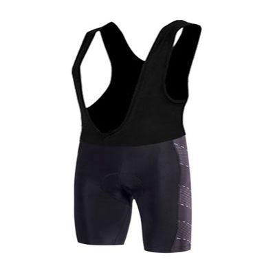Uriah Men's Cycling Bib Shorts Black 3D Coolmax Gel Padded Stripes Green Size XXL(CN)