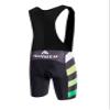 Uriah Men's Cycling Bib Shorts Black 3D Coolmax Gel Padded Stripes Green Size XXL(CN) view 3