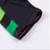 Uriah Men's Cycling Bib Shorts Black 3D Coolmax Gel Padded Stripes Green Size XXL(CN) view 4