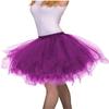 Dancina Adult Tutu Vintage Petticoat Tulle Skirt Plus Size 12-18 Dark Purple view 1