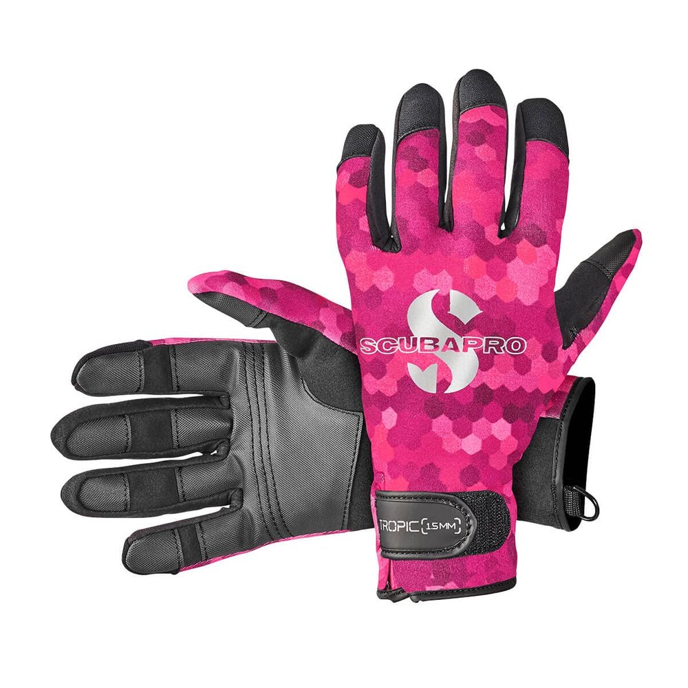 SCUBAPRO Tropic 1.5mm Diving Glove, Unisex, XS, Flamingo