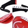 Taekwondo Kick Pad Target, Tae Kwon Do Karate Boxing Training Double Face High Low Kick Target Pad (Red) Taekwondo Supplies view 2