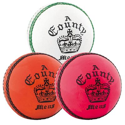 Readers County Crown Cricket Ball, Pink - Youths