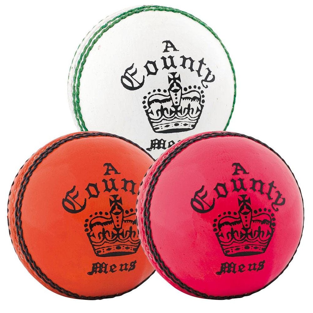 Readers County Crown Cricket Ball, Pink - Youths