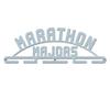 Medal Hanger Display | MARATHON MAJORS | Metal | Wall Mounted Running Medal Holder view 2