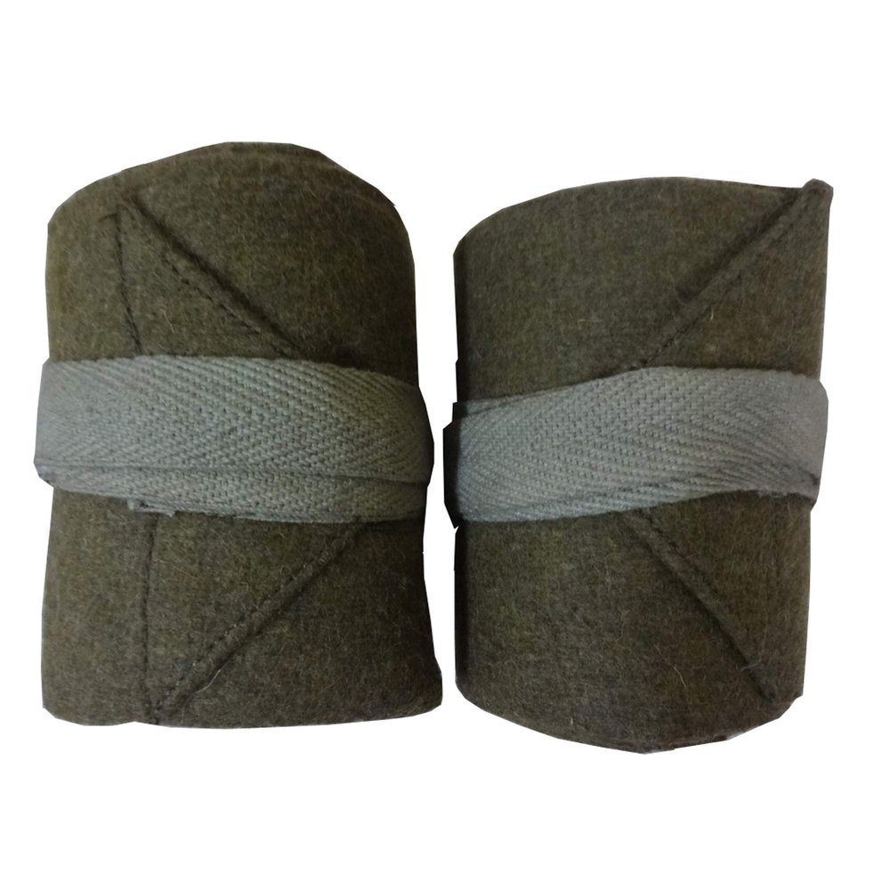 warreplica WWI British Wool Leg Wraps 96" Putty/Putties One Pair Reproduction for Collectors,Historical Display,Reenactment,Costume,LARP,Tactical Props,Photography,and WWI Uniform Accessories