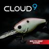 6th Sense Cloud 9 Series Crankbait Bass Fishing Lure with True Running Depths, Stabilized Action, Premium Paint, and Models for 425+ ft (Chartreuse Pro Blue) view 2