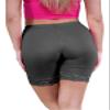 Womens Scallop Lace Trim Plain Gym Bike Tights Viscose Cycling Shorts Hot Pants Charcoal view 4