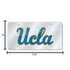 NCAA UCLA Bruins Laser Inlaid Metal License Plate Tag, Silver view 3