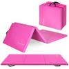 BalanceFrom 6x2 Feet 3-Panel Folding Gymnastics Mat  2-Inch Thick Pad with Vinyl Surface and Carrying Handles for Tumbling, Yoga, Pilates, Home Workouts, and Martial Arts view 1
