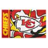 FANMATS 23297 Kansas City Chiefs Starter Mat Xfit Design - 19in x 30in Accent Rug| Sports Fan Home Decor Rug and Tailgating Mat view 1