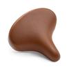 Bikeroo Wide Cruiser Saddle - Comfort Seat Fits Indoor & Outdoor Bicycles - Steel Spring & Elastomer Suspension - Memory Foam - Brown view 1