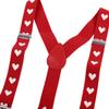 Baby Boy Cake Smash First Birthday Y Back Clip Suspenders Boxer Short Pants Bloomers Bowtie Outfits Photography Props Red & Heart Boxers view 4