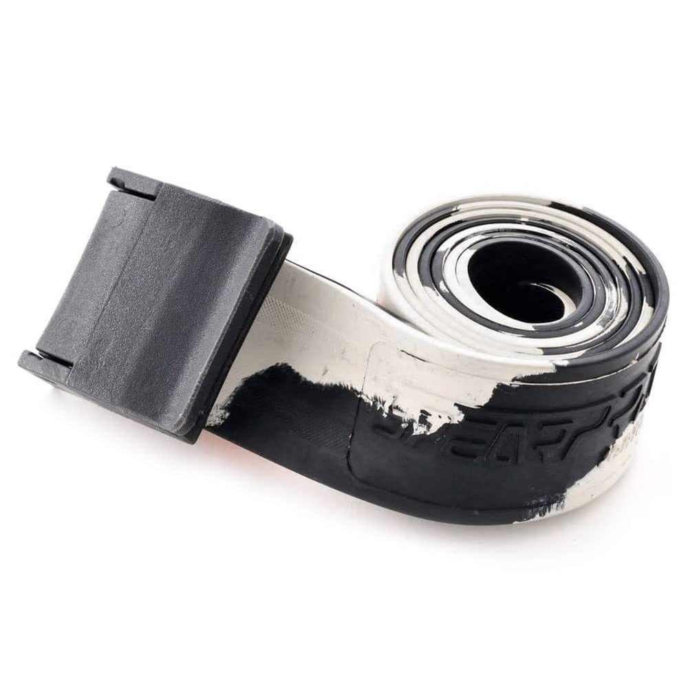 SpearPro Rubber Weightbelt w/Safety Buckle - White/Black