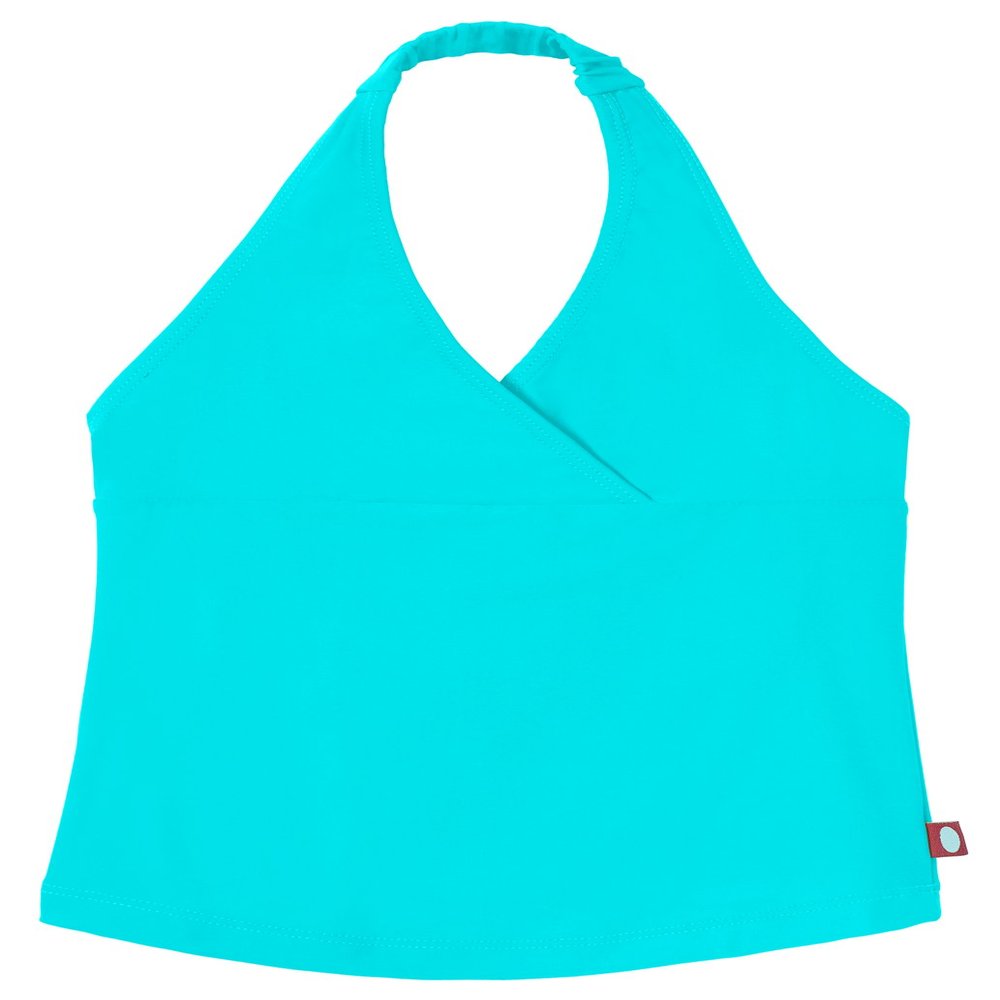 City Threads Little Girls Tankini Swimsuit for Girls Toddler Bathing Suit Rash Guard Halter Top for Beach Pool Swimwear, Turquoise, 2T