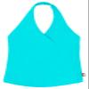 City Threads Little Girls Tankini Swimsuit for Girls Toddler Bathing Suit Rash Guard Halter Top for Beach Pool Swimwear, Turquoise, 2T view 1