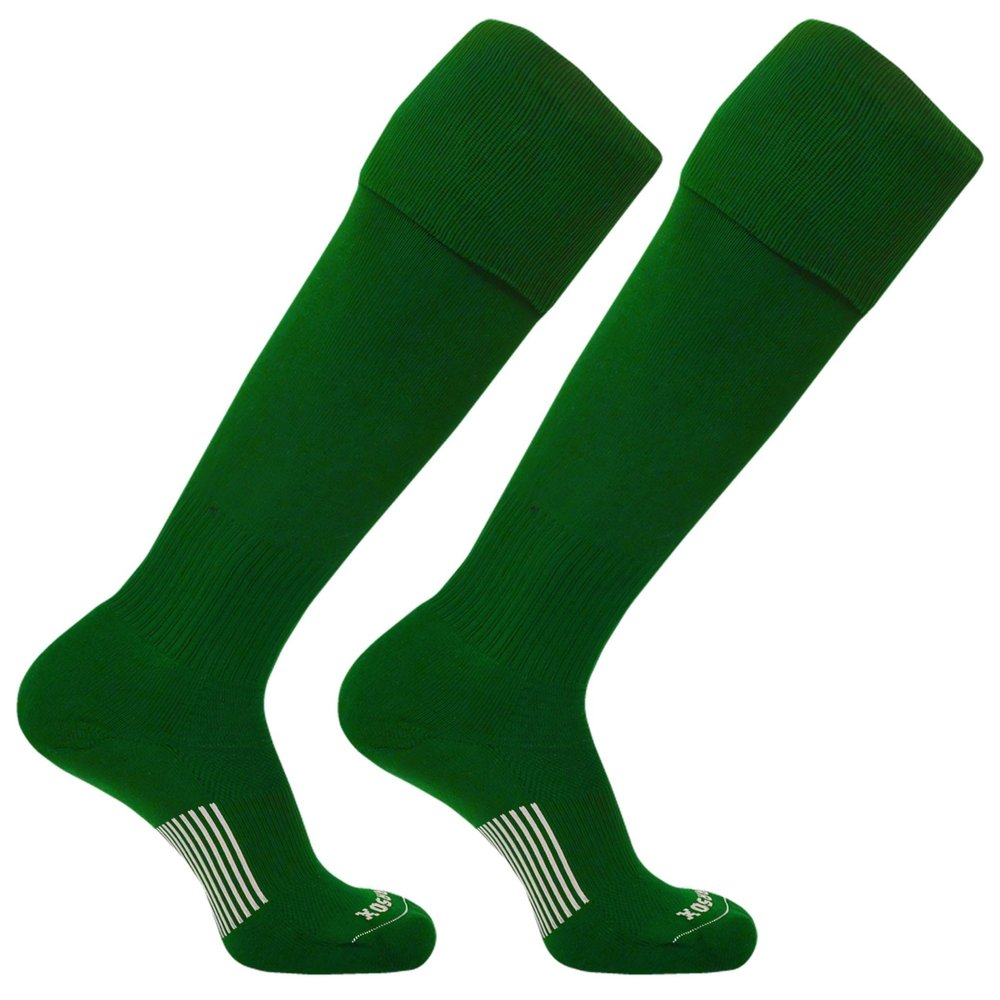 PEAR SOX Euro Solid Knee High Soccer Socks with Arch and Ankle Support