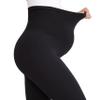 Motherhood Maternity Women's Basic Layering Secret Fit Over The Belly Crop Pregnancy Legging, Black, Small view 4