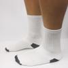 12 Pairs Mens Sports Crew Socks Cotton Calf Cushioned Athletics White Size 10-13 view 2