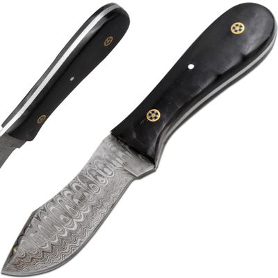 9- inch Handmade Fixed Blade Damascus steel hunting knife with sheath