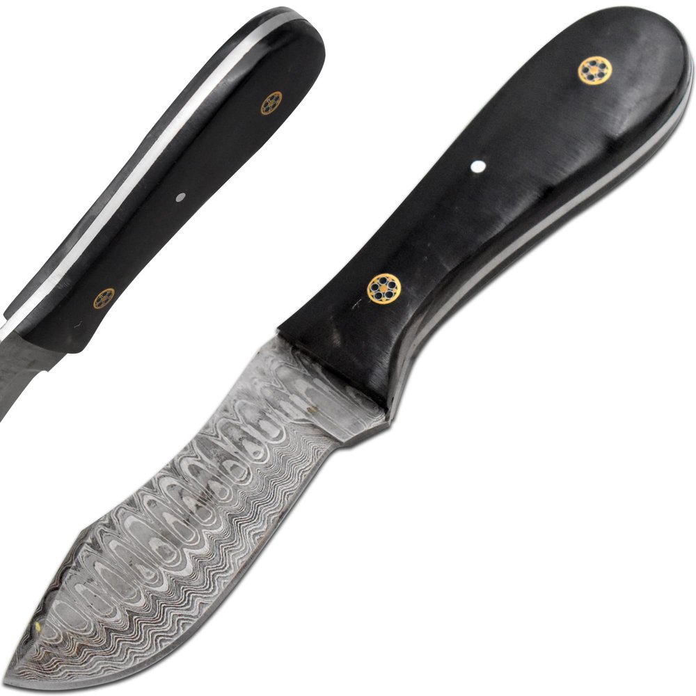 9- inch Handmade Fixed Blade Damascus steel hunting knife with sheath