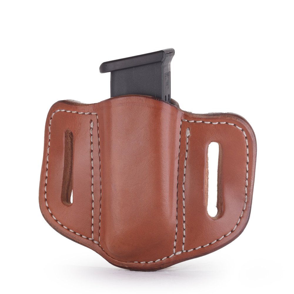 1791 GUNLEATHER Mag Pouch for Double Stack Magazines, OWB Magazine Holster for Belts