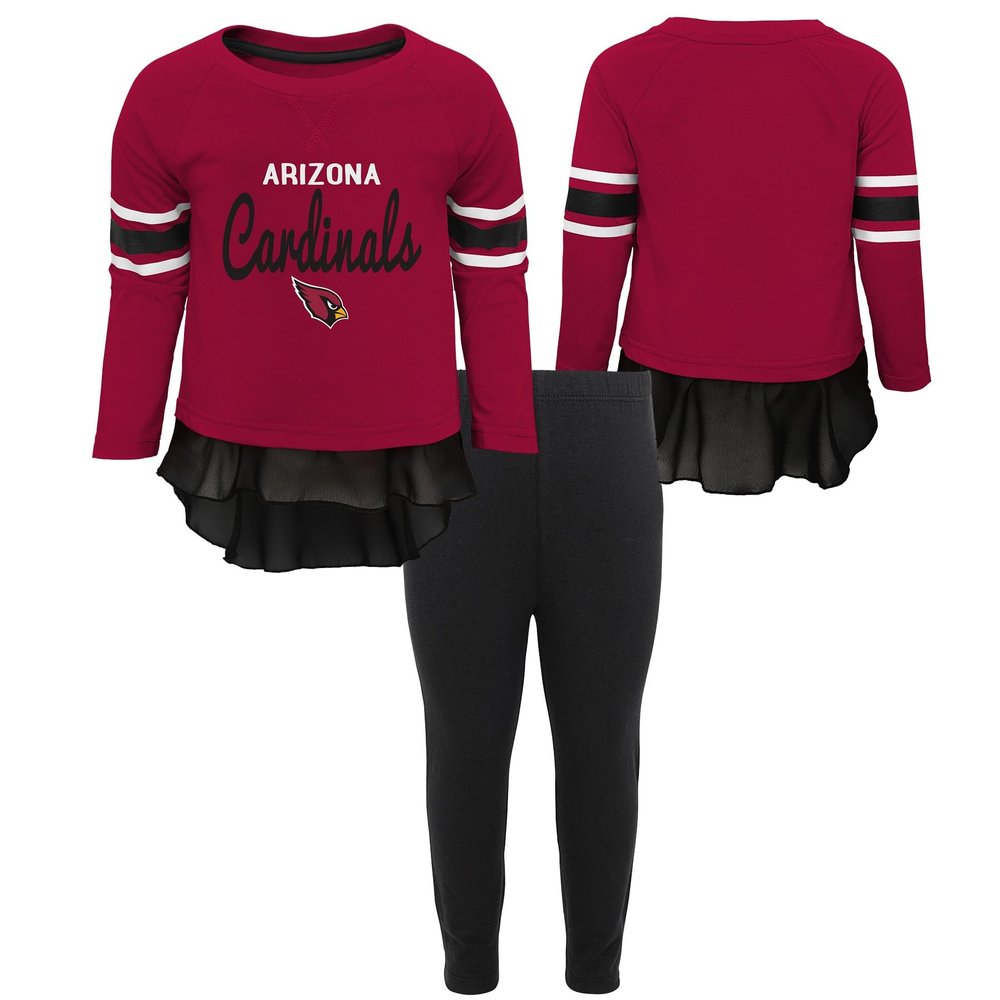 NFL Arizona Cardinals Infant "Mini Formation" Long Sleeve Top & Legging Set Cardinal, 12 Months