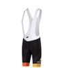 Uriah Men's Cycling Bib Shorts White 3D Coolmax Gel Padded Orange Style Size XL(CN) view 1