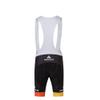 Uriah Men's Cycling Bib Shorts White 3D Coolmax Gel Padded Orange Style Size XL(CN) view 2