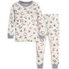 Burt's Bees Baby baby boys Pajamas, Tee Pant 2-piece Pj Set, 100% Organic Cotton and Toddler Pajama Bottoms, Eggshell A-bee-c, 18 Months US view 1