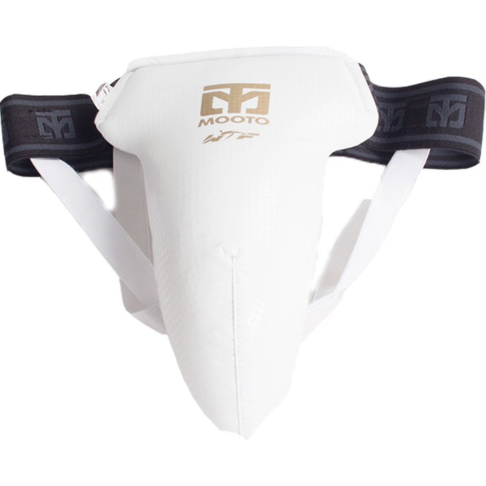 MOOTO Extera Male Groin Guard WTF Approved Protector Taekwondo TKD MMA (S(4.39-4.98ft or 134-152cm))
